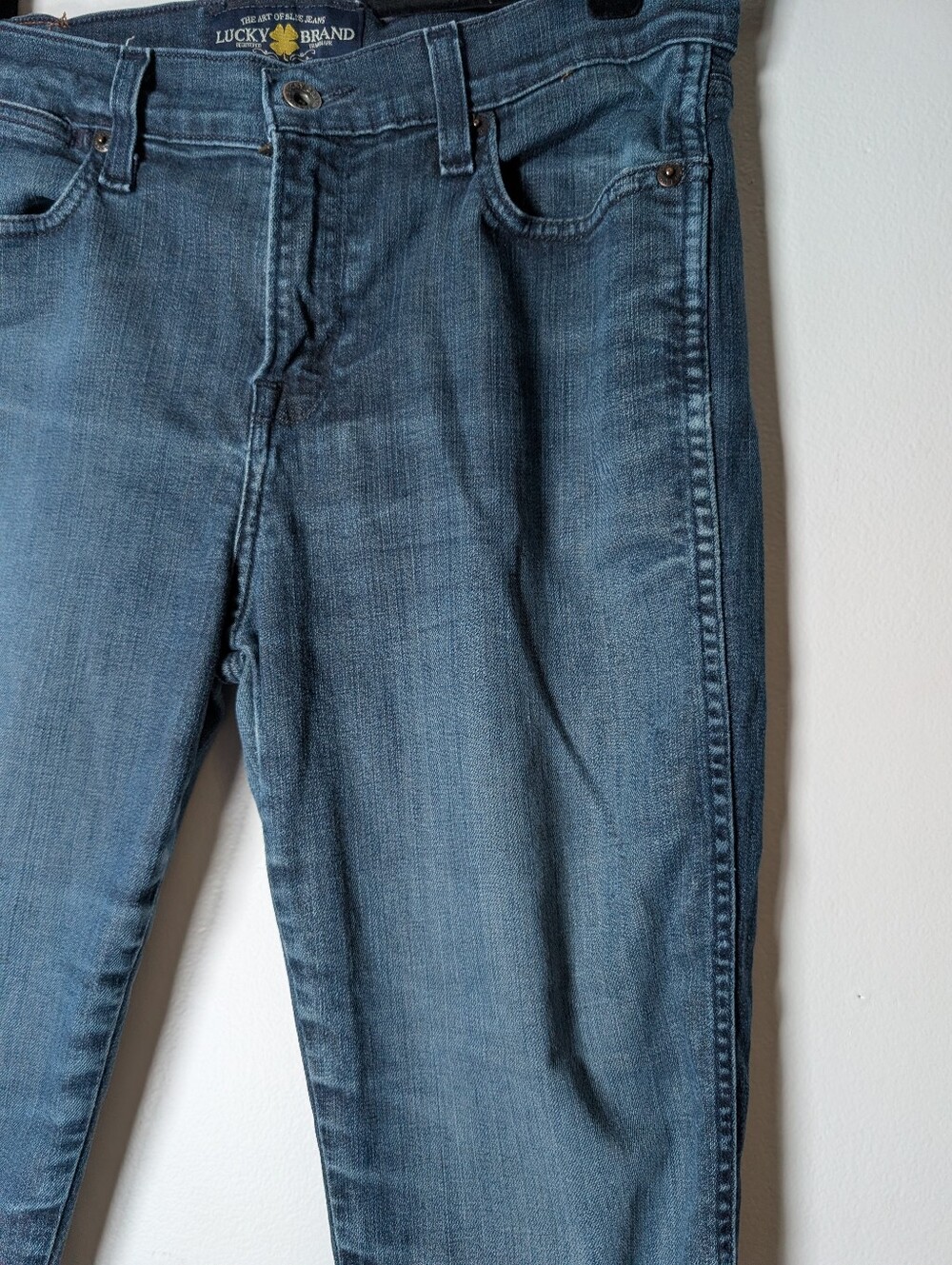 Lucky Brand Women's Charlotte Rails Jeans in Washed Blue Size 8/29 - Picture 6 of 8